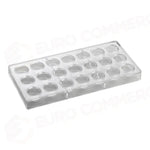 STAMPO PER PRALINE ROTONDE ARTISANAL MM 275X135 21 PEZZI TONDA LISCIA Ø MM 29X14 H - VOL. - PC113FR - PAVONI ITALIA
