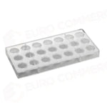 STAMPO PER PRALINE TRADITION MM 275X175 24 PEZZI Ø MM 25X14 H - VOL. 7 GR - PC5027FR - PAVONI ITALIA - STAMPI