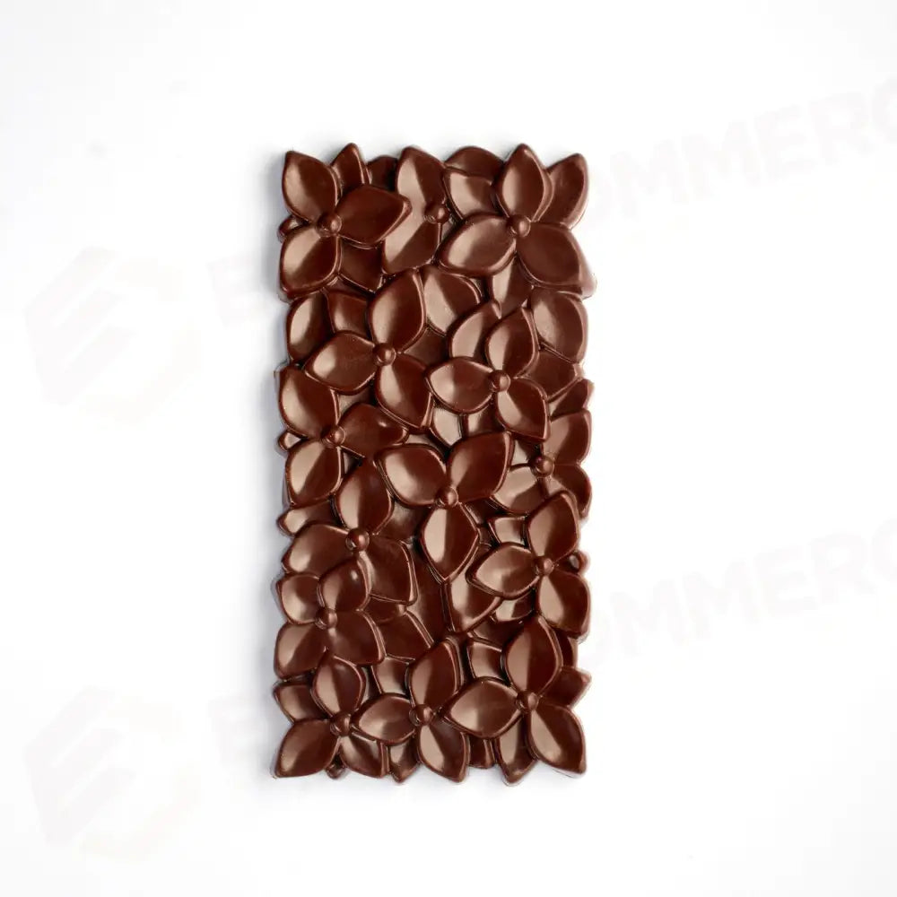 STAMPO PER TAVOLETTE IN CIOCCOLATO BOUQUET LIUDMILA PASCUROVA - MM 154X77X11 H VOL. ~ 100 G 3 IMPRONTE - DIM STAMPO MM