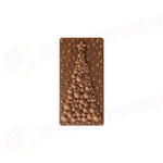 STAMPO PER TAVOLETTE IN CIOCCOLATO BUBBLE TREE FIORANI - MM 154X77XH 13 VOL. ~ 100 G 3 IMPRONTE - DIM STAMPO MM 275X175