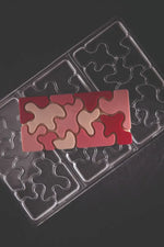 STAMPO PER TAVOLETTE IN CIOCCOLATO CAMOUFLAGE FIORANI - MM 154X77X8 H VOL. ~ 100 G 3 IMPRONTE - DIM STAMPO MM 275X175