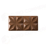 STAMPO PER TAVOLETTE IN CIOCCOLATO EDELWEISS VALLÈE - MM 155X77X10 H VOL. ~ 100 G 3 IMPRONTE - DIM STAMPO MM 275X175