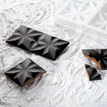 STAMPO PER TAVOLETTE IN CIOCCOLATO EDELWEISS VALLÈE - MM 155X77X10 H VOL. ~ 100 G 3 IMPRONTE - DIM STAMPO MM 275X175