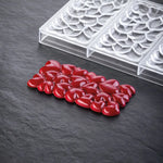 STAMPO PER TAVOLETTE IN CIOCCOLATO EROS - MM 154 X 77 X H 11 VOL. ~ 100 G 3 IMPRONTE - DIM STAMPO MM 275X175 - PC5028FR
