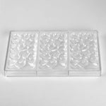STAMPO PER TAVOLETTE IN CIOCCOLATO EROS - MM 154 X 77 X H 11 VOL. ~ 100 G 3 IMPRONTE - DIM STAMPO MM 275X175 - PC5028FR