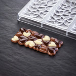 STAMPO PER TAVOLETTE IN CIOCCOLATO EROS - MM 154 X 77 X H 11 VOL. ~ 100 G 3 IMPRONTE - DIM STAMPO MM 275X175 - PC5028FR