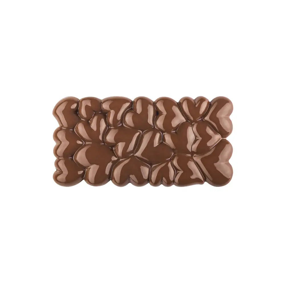 STAMPO PER TAVOLETTE IN CIOCCOLATO EROS - MM 154 X 77 X H 11 VOL. ~ 100 G 3 IMPRONTE - DIM STAMPO MM 275X175 - PC5028FR