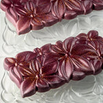 STAMPO PER TAVOLETTE IN CIOCCOLATO FLORA LIUDMILA PASCUROVA - MM 154X77X11 H VOL. ~ 100 G 3 IMPRONTE - DIM STAMPO MM