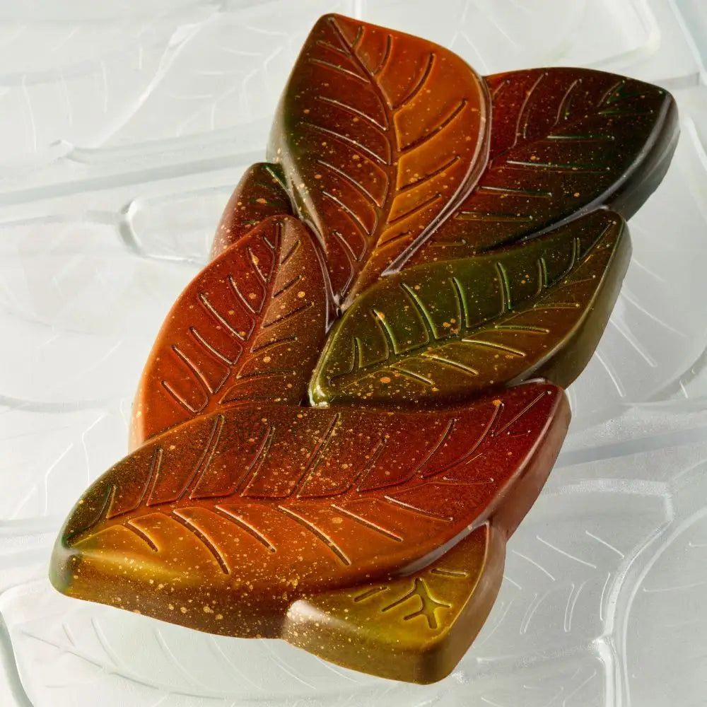 STAMPO PER TAVOLETTE IN CIOCCOLATO GARDEN LIUDMILA PASCUROVA - MM 154X77X11 H VOL. ~ 100 G 3 IMPRONTE - DIM STAMPO MM
