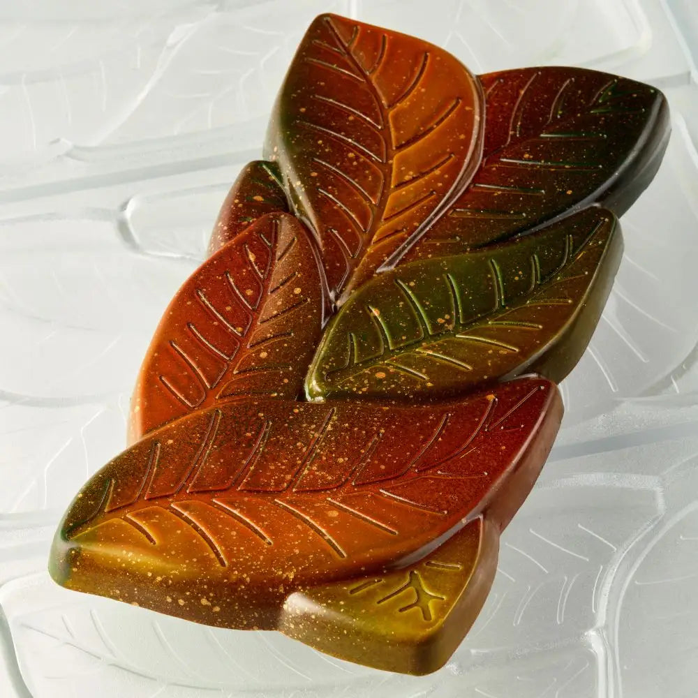 STAMPO PER TAVOLETTE IN CIOCCOLATO GARDEN LIUDMILA PASCUROVA - MM 154X77X11 H VOL. ~ 100 G 3 IMPRONTE - DIM STAMPO MM