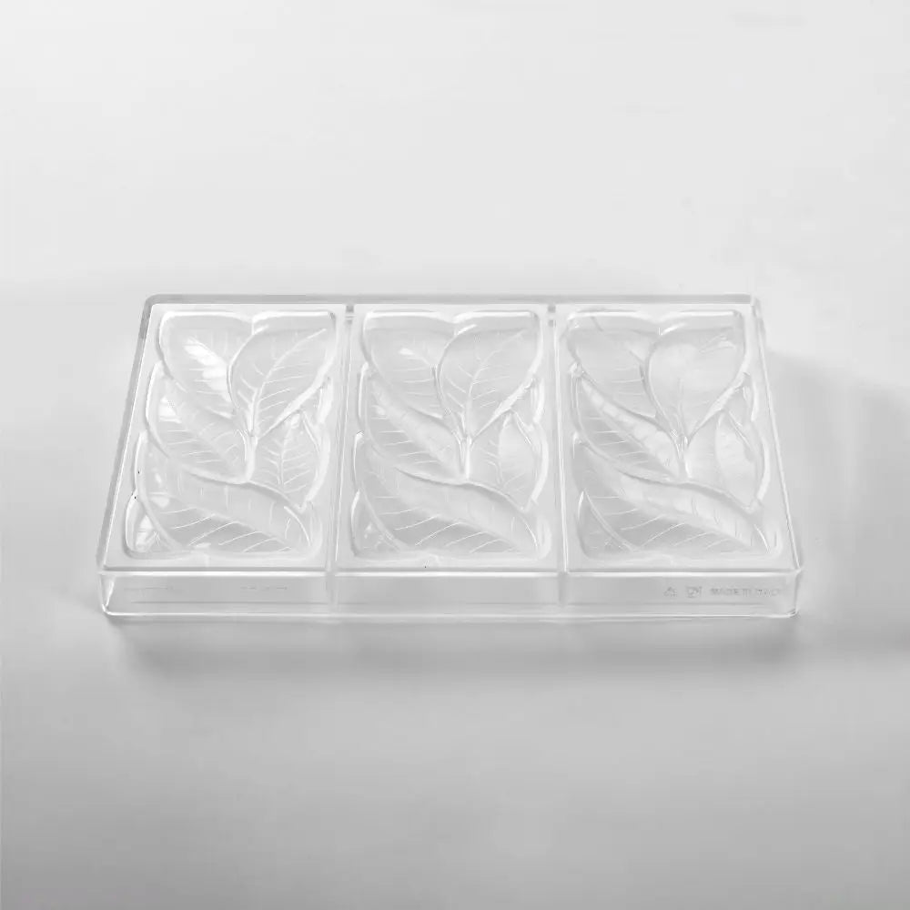 STAMPO PER TAVOLETTE IN CIOCCOLATO GARDEN LIUDMILA PASCUROVA - MM 154X77X11 H VOL. ~ 100 G 3 IMPRONTE - DIM STAMPO MM