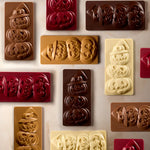 STAMPO PER TAVOLETTE IN CIOCCOLATO HALLOWEEN FRIENDS FIORANI - MM 154X77XH 15 VOL. ~ 100 G 3 IMPRONTE - DIM STAMPO MM