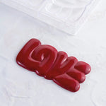 STAMPO PER TAVOLETTE IN CIOCCOLATO LOVELY BACHOUR - MM 150X76X10 H VOL. ~ 100 G 3 IMPRONTE DIM STAMPO MM 275X175