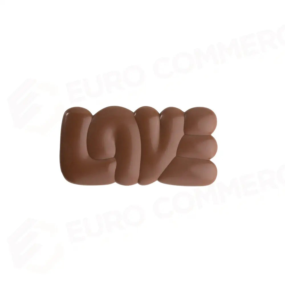 STAMPO PER TAVOLETTE IN CIOCCOLATO LOVELY BACHOUR - MM 150X76X10 H VOL. ~ 100 G 3 IMPRONTE DIM STAMPO MM 275X175