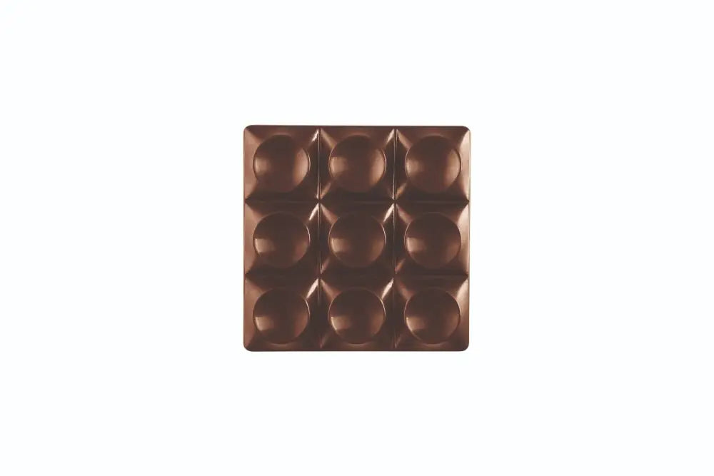 STAMPO PER TAVOLETTE IN CIOCCOLATO MINI BRICKS FIORANI - MM 70X70X10,5 H VOL. ~ 50 G 6 IMPRONTE - DIM STAMPO MM 275X175