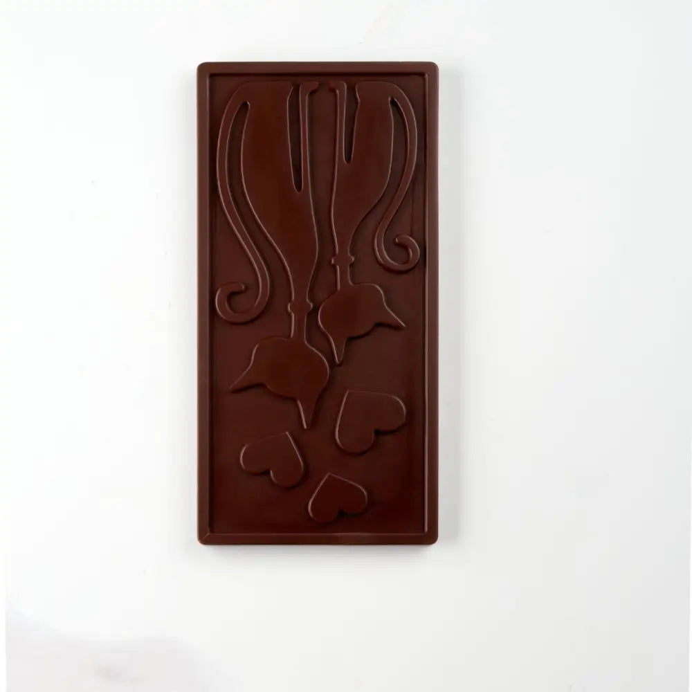 STAMPO PER TAVOLETTE IN CIOCCOLATO MINOU FABRIZIO FIORANI - MM 154X77X9 H VOL. ~ 100 G 3 IMPRONTE - DIM STAMPO MM