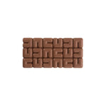 STAMPO PER TAVOLETTE IN CIOCCOLATO OLA FIORANI - MM 155X77X10 H VOL. ~ 100 G 3 IMPRONTE - DIM STAMPO MM 275X175