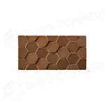 STAMPO PER TAVOLETTE IN CIOCCOLATO PAVÉ VALLÈE - MM 155X78X10 H VOL. ~ 100 G 3 IMPRONTE - DIM STAMPO MM 275X175