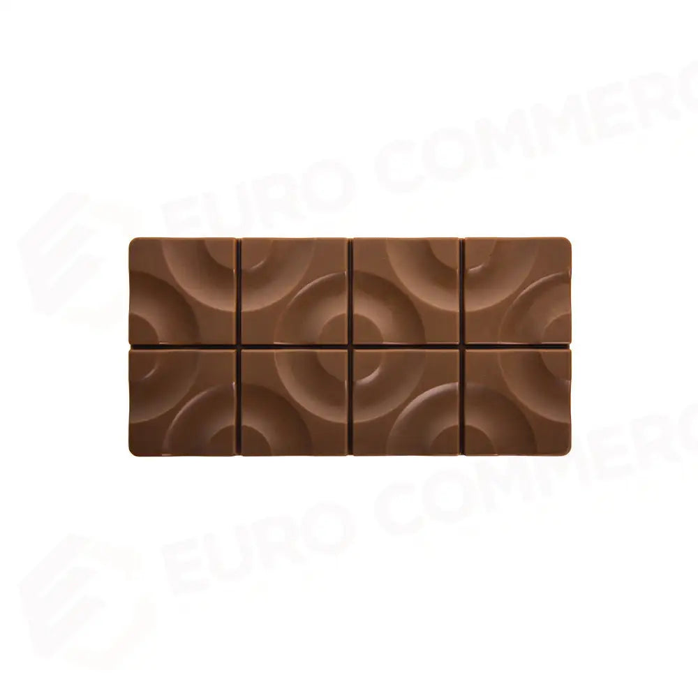 STAMPO PER TAVOLETTE IN CIOCCOLATO TARGET VALLÈE - MM 154X77X8 H ~ 100 G 3 IMPRONTE - DIM STAMPO MM 275X175 - PC5008FR