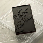 STAMPO PER TAVOLETTE IN CIOCCOLATO XMAS SNOWMAN FABRIZIO FIORANI - MM 154X77X9 H VOL. ~ 100 G 3 IMPRONTE - DIM STAMPO