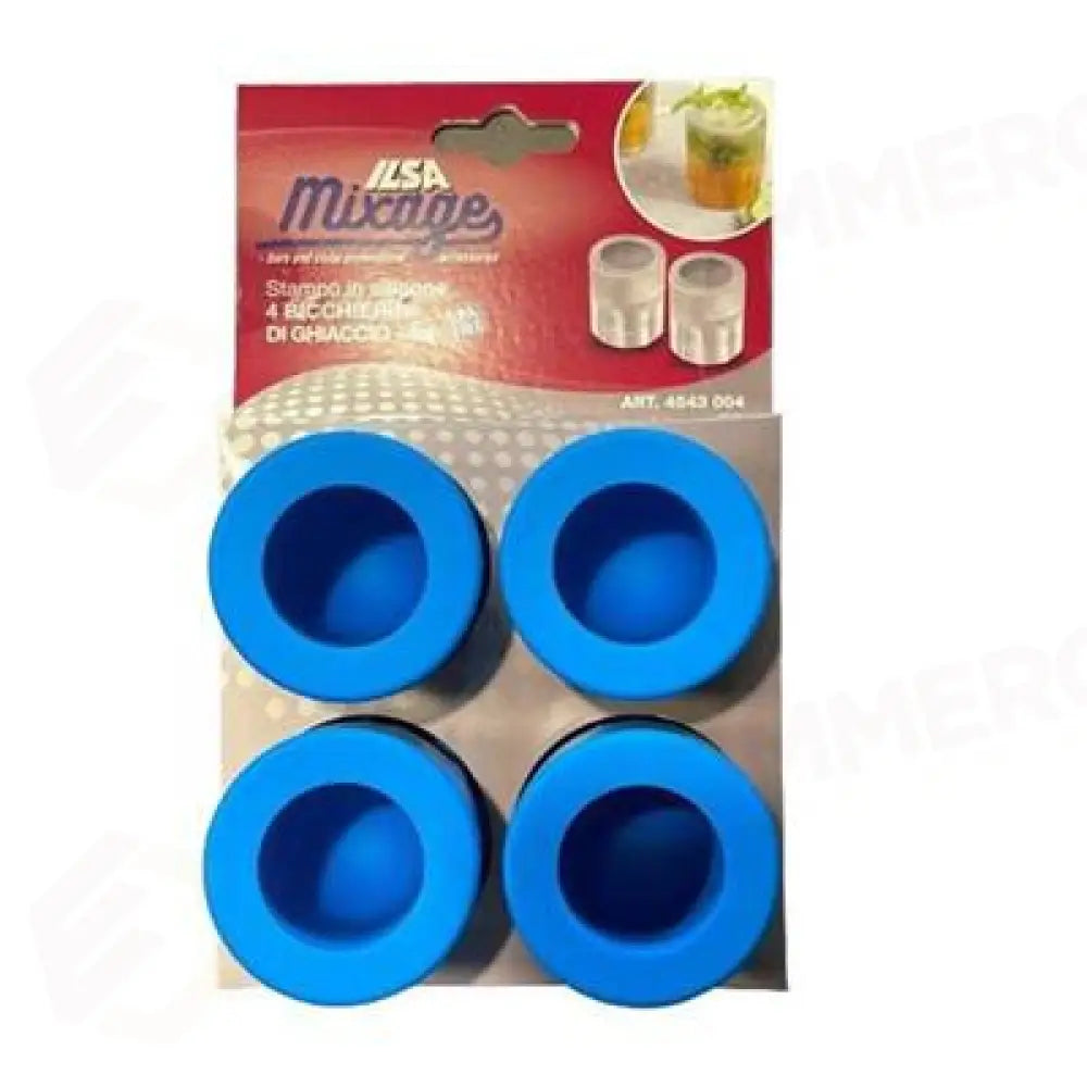 STAMPO SILICONE 4 BICCHIERI GHIACCIO 4 CL 4543 ILSA - 1380583 - MEDRI