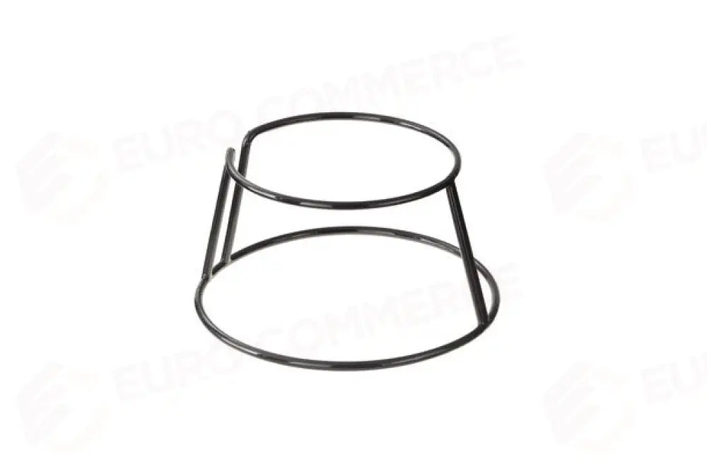 STAND IN METALLO NERO NERO - Ø30,5X15,8 H - T0578 - LEONE - MELAMINA NERA