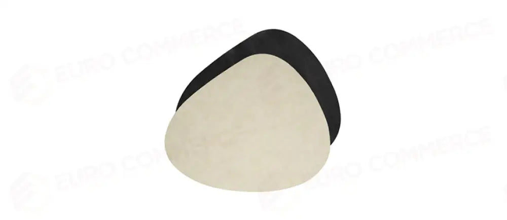 SUEDE TOVAGLIA STONE DF PU NERA/BEIGE 45X37,3 - 144240 - MORINI