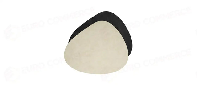 SUEDE TOVAGLIA STONE DF PU NERA/BEIGE 45X37,3 - 144240 - MORINI