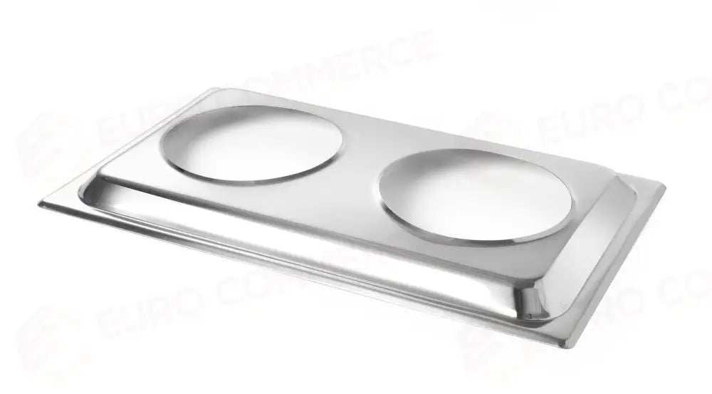 SUPPORTO PER 2 CONTENITORI BAGNOMARIA SUPPORTO GN 1/1 530X325X(H)30MM - HENDI