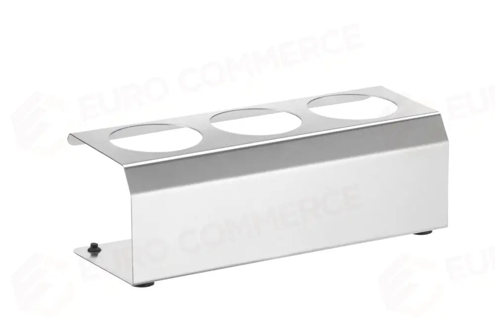 SUPPORTO PER DISPENSER. HENDI 3 ALLOGGIAMENTI Ø70 MM 274X102X(H)98MM - 557983
