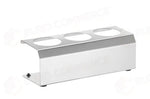 SUPPORTO PER DISPENSER. HENDI 3 ALLOGGIAMENTI Ø70 MM 274X102X(H)98MM - 557983