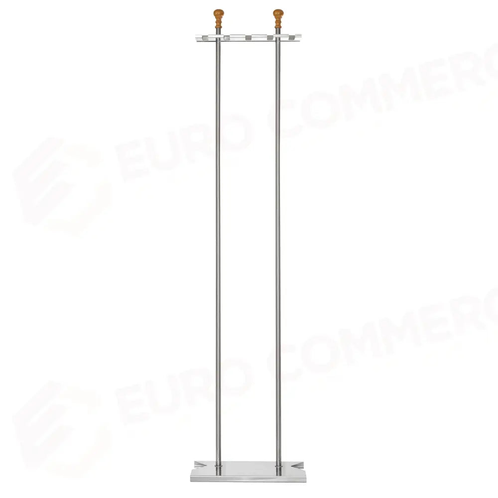 SUPPORTO VERTICALE 5 POSTI INOX - LILLY CODROIPO - SUPPORTI PER ATTREZZATURE