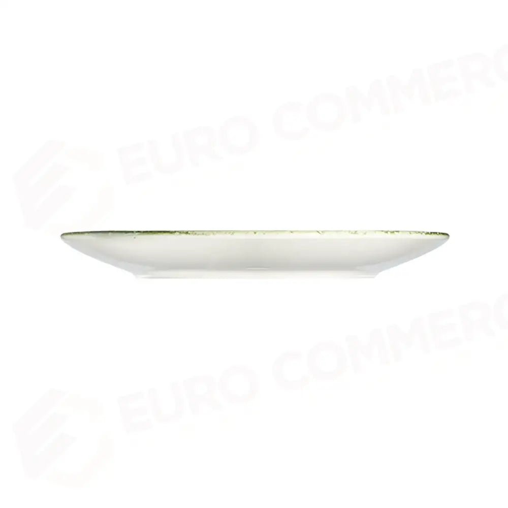SWIRL GREEN TUVAL PIATTO PIANO 28 CM - TVL28DZ-ID1004 - ID FINE
