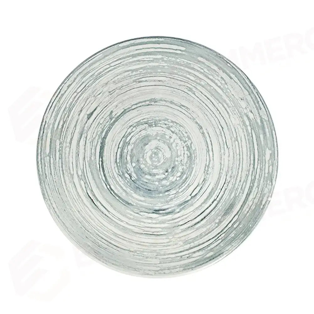 SWIRL GREY TUVAL PIATTO PIANO 28 CM - TVL28DZ-ID1001 - ID FINE