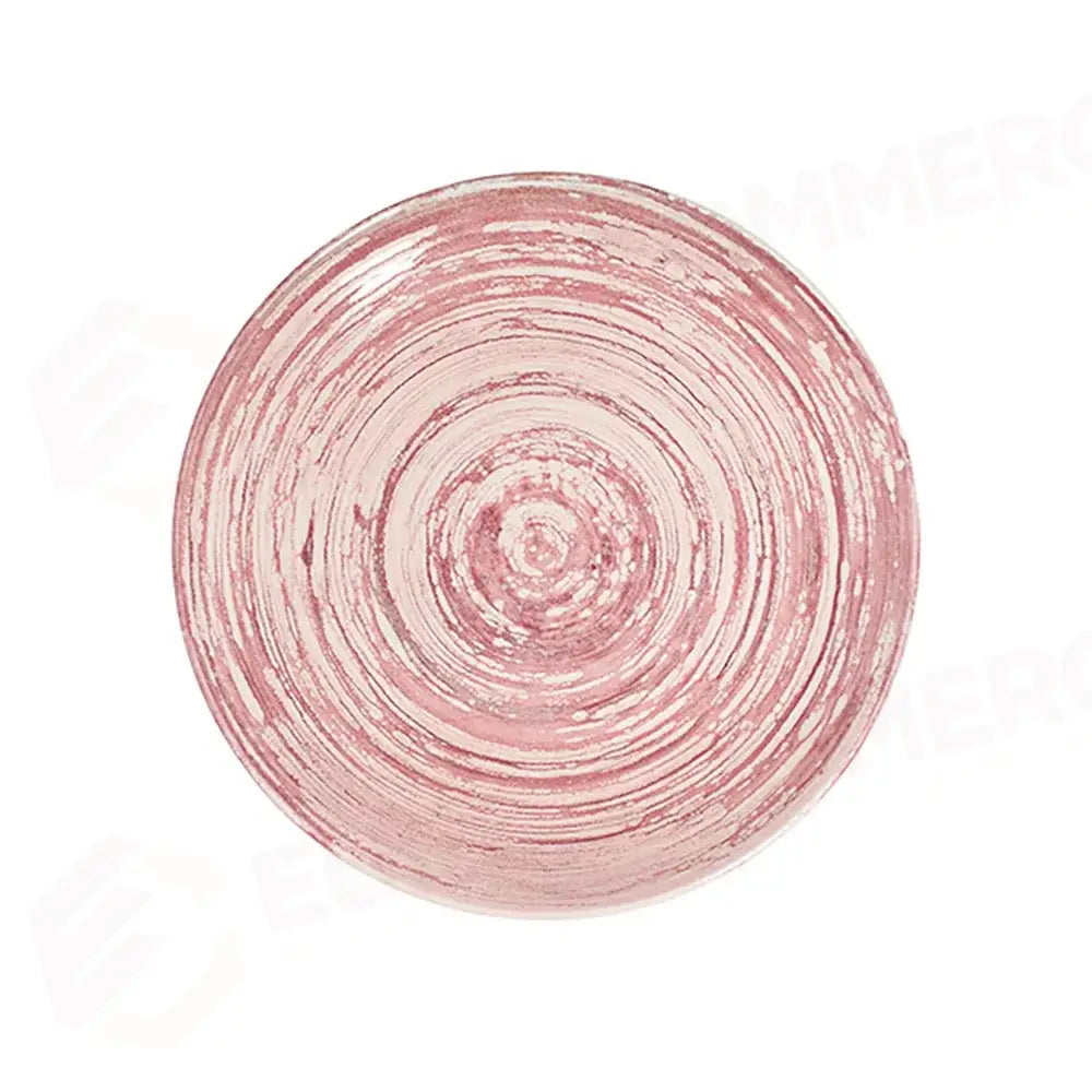 SWIRL PINK TUVAL PIATTO PIANO 25 CM - TVL25DZ-ID1006 - ID FINE