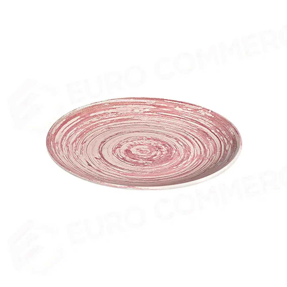 SWIRL PINK TUVAL PIATTO PIANO 25 CM - TVL25DZ-ID1006 - ID FINE