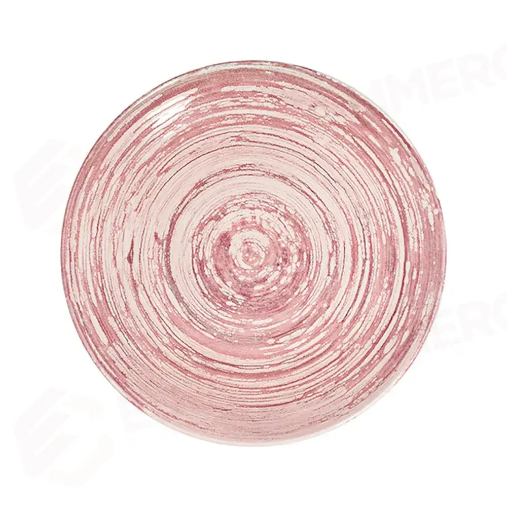 SWIRL PINK TUVAL PIATTO PIANO 28 CM - TVL28DZ-ID1006 - ID FINE
