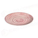 SWIRL PINK TUVAL PIATTO PIANO 28 CM - TVL28DZ-ID1006 - ID FINE