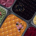 TABLET STAMPO IN SILICONE PER DECORO VASCHETTE GELATO PICCOLE MM 361,5X152X18,5 H ~ 615 ML - TOP107S - PAVONI ITALIA
