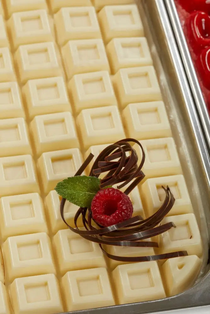 TABLET STAMPO IN SILICONE PER DECORO VASCHETTE GELATO PICCOLE MM 361,5X152X18,5 H ~ 615 ML - TOP107S - PAVONI ITALIA