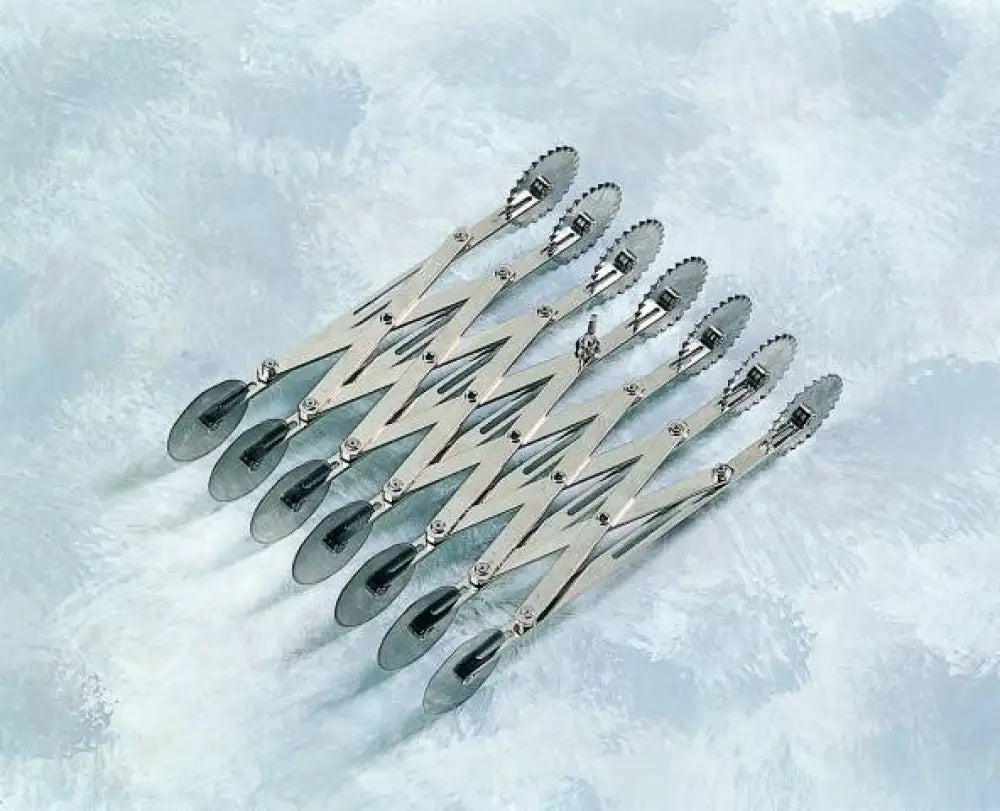 TAGLIAPASTA ACCIAIO INOX LISCIO E ONDULATO 7 RULLI - 529-030 - KAREL - Attrezzatura