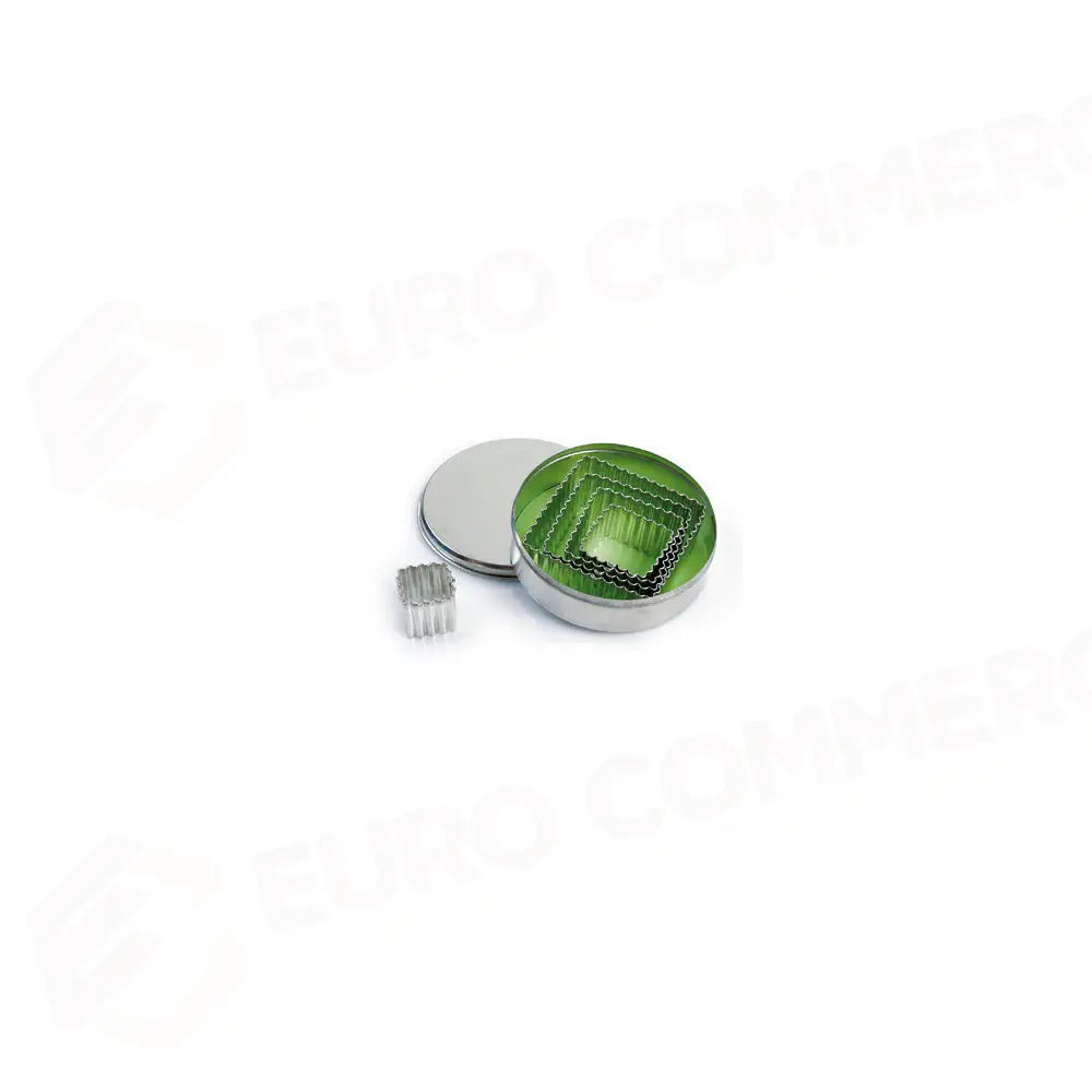 TAGLIAPASTA QUADRATO FESTONATO 5 PZ - DIM. DA 35 A 80 MM - STP58N - PAVONI ITALIA - TAGLIAPASTA
