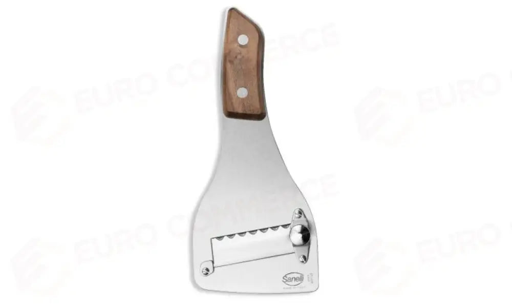 TAGLIATARTUFI SAN-SLICE INOX MANICO LEGNO LAMA SEGHETTATA ACCESSORI PROFESSIONALI - 408120 - SANELLI - COLTELLERIA