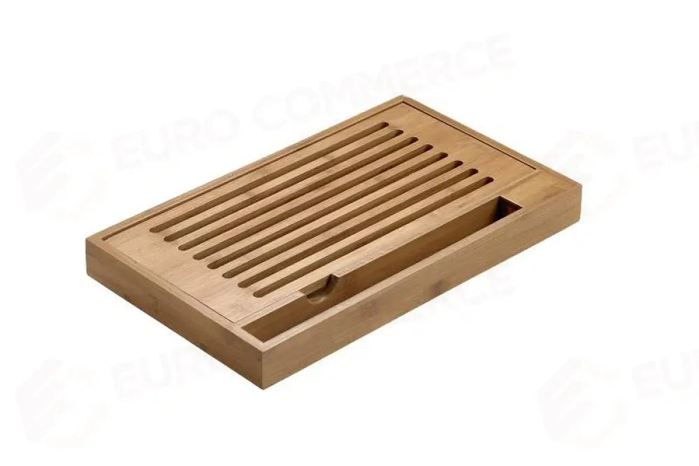 TAGLIERE ANTIBRICIOLE BAMBOO NATURALE - 40X24X4 CM - S0102 - LEONE - VASSOI E TAGLIERI IN BAMBOO