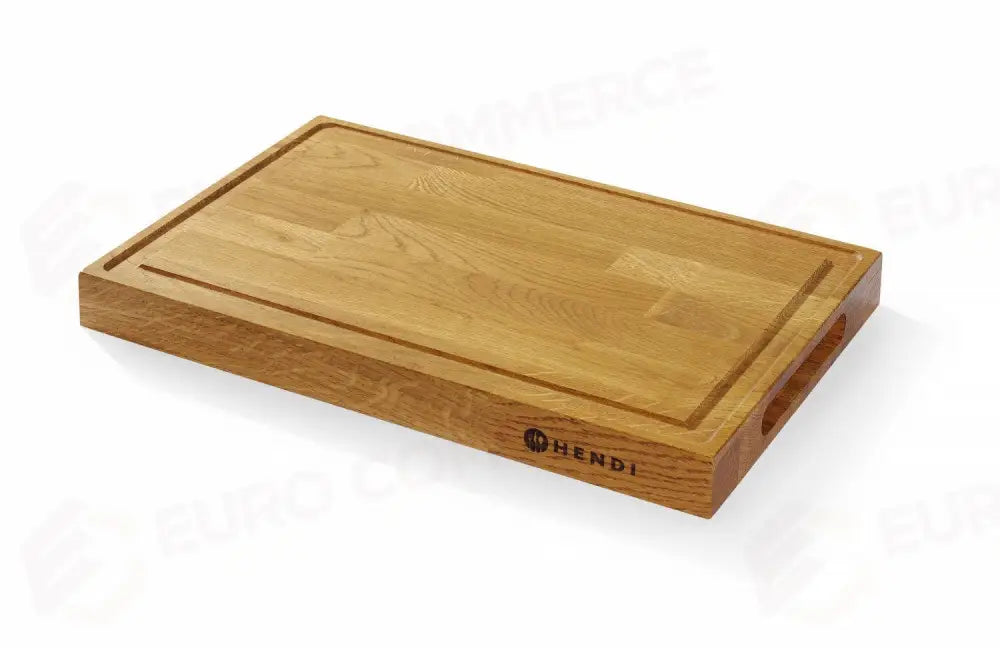 TAGLIERE DA PORTATA IN QUERCIA. 420X280X(H)40MM - HENDI