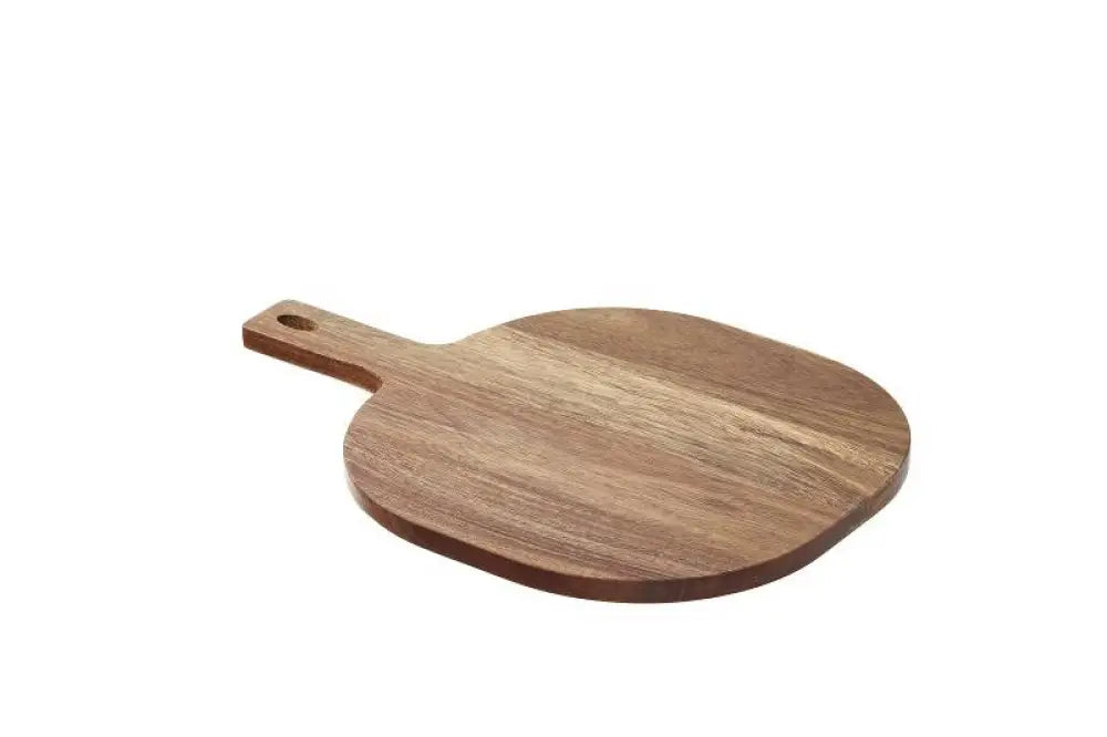 TAGLIERE IN ACACIA ACACIA - 30X30X1,5 CM (+12CM MANICO) - S5060 - LEONE - VASSOI E TAGLIERI IN ACACIA