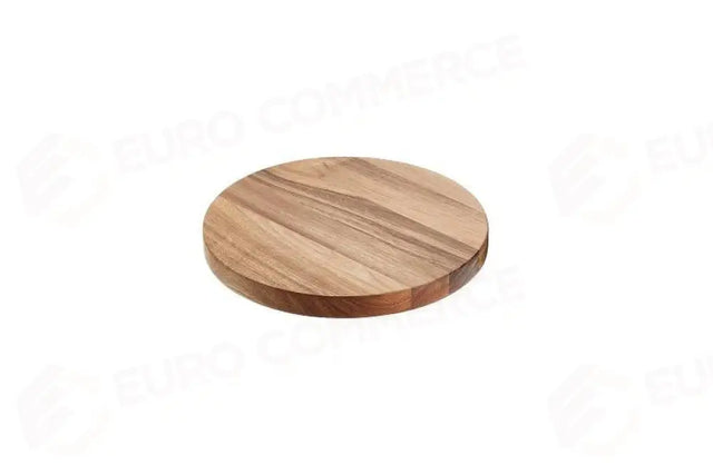 PLANCHE À DÉCOUPER EN ACACIA NATUREL - Ø38 x 2 cm - S5057 - LEONE