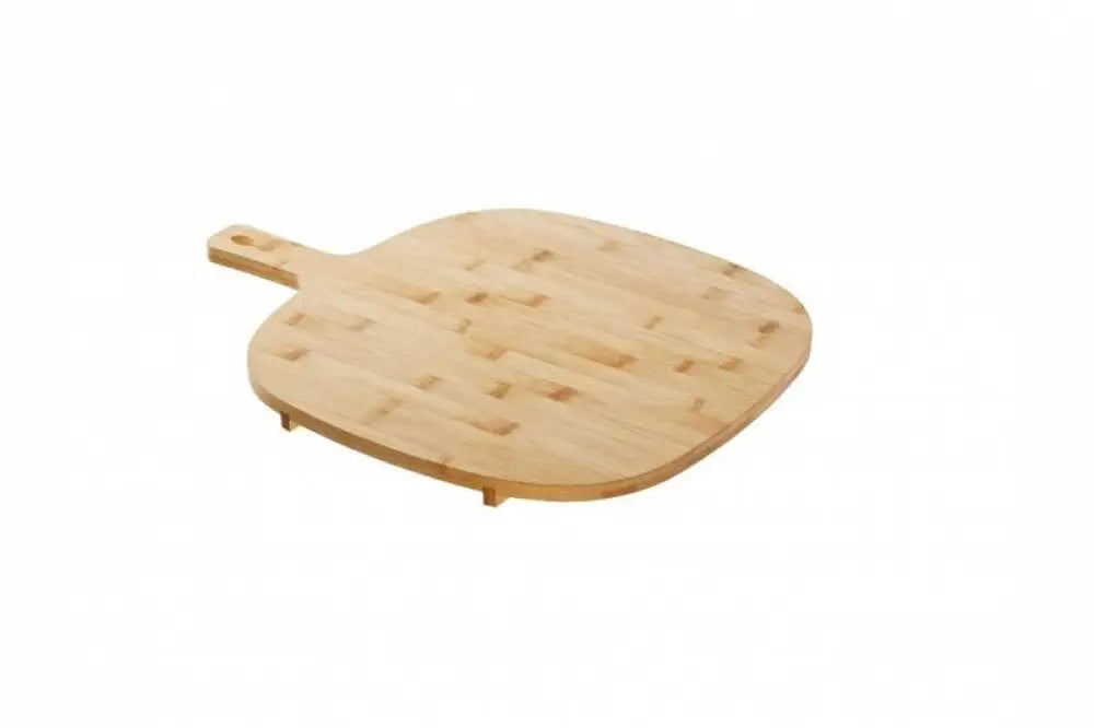 TAGLIERE IN BAMBOO CON PIEDI NATURALE - 30X30X1,5 CM (+12 CM MANICO) - S0112 - LEONE - VASSOI E TAGLIERI IN BAMBOO