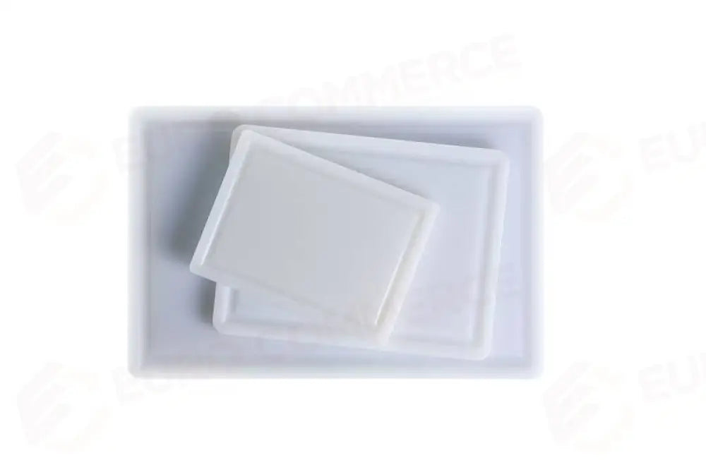TAGLIERE IN POLITENE BIANCO - 22X29X1 CM - T5018 - LEONE - ATTREZZATURE PER LA CUCINA