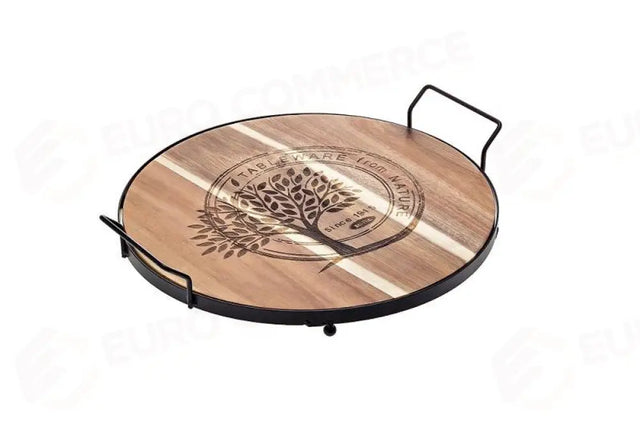 ROUND ACACIA CUTTING BOARD - 35X7 CM - S5030 - LEONE